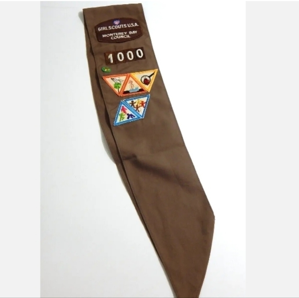 Girl Scouts Vintage 1980's Sash